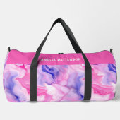 Waterverf Liquid Marble Pattern Gepersonaliseerde Plunjezak (Voorkant)