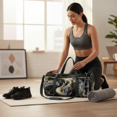 Waterverf Liquid Marble Pattern Gepersonaliseerde  Plunjezak