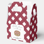 Waterverf Little Cutie Pie baby shower Bedankdoosjes (Geopend)