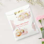 Waterverf Little Dumpling Mushroom Baby shower Bedankzakje (Gezegeld)