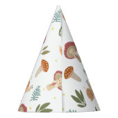 Waterverf Little Mushroom Birthday Party Pet Feesthoedjes (Achterkant)