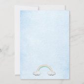 Waterverf Little Ray of Sunshine Sky Baby shower Kaart (Achterkant)
