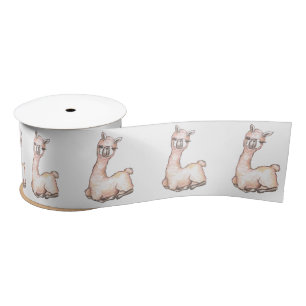 Waterverf Llama, Baby shower met thema Lint