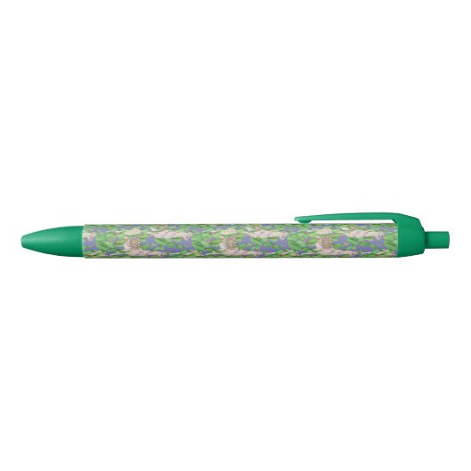 Waterverf Llama en Catus Pattern Zwarte Inkt Pen (Bovenkant)