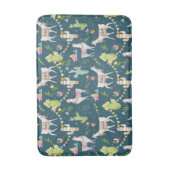 Waterverf Llama-vlagpatroon Badmat (Voorkant Verticaal)