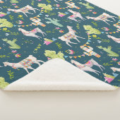 Waterverf Llama-vlagpatroon Sherpa Deken (3/4)