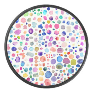 Waterverf lobby hockey puck