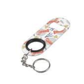 Waterverf Lobster Crustacean Beach Sand Dollars Mini Flessenopener (Achterkant Gekanteld)