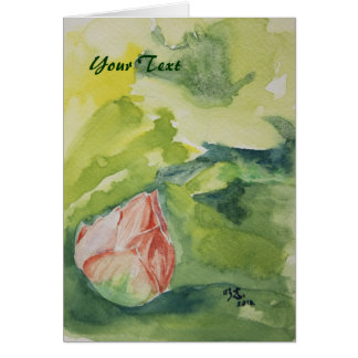 Waterverf Lotus Card
