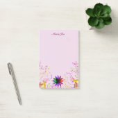 Waterverf Lotus Flower Boarder Post-it® Notes (Kantoor)