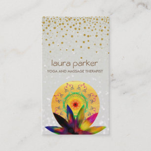 Waterverf Lotus Flower Pearl Logo Visitekaartje