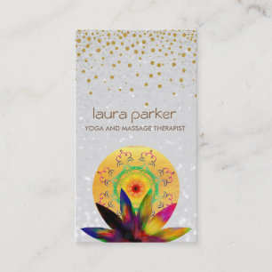 Waterverf Lotus Flower Pearl Logo Visitekaartje