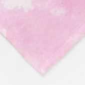 Waterverf Lotus Small Blanket Fleece Deken (Hoek)