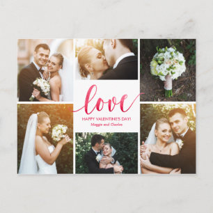 Waterverf Love Valentijnsdag Briefkaart