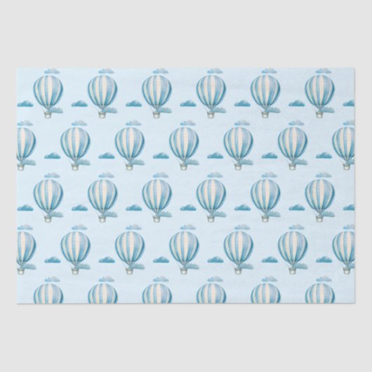 Waterverf-luchtballon Tissuepapier (Voorkant)