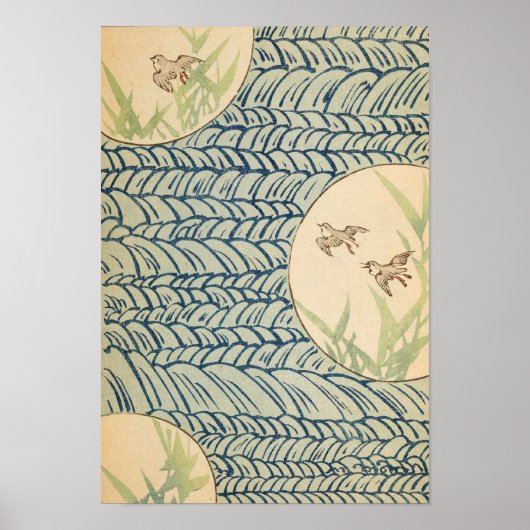 Waterverf  luchtruim poster (Voorkant)