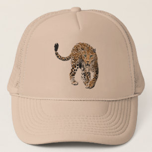 waterverf luipaard jungle kat geschilderd dier gro trucker pet