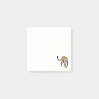 waterverf luipaard oerwoud kat geschilderd diereng post-it® notes