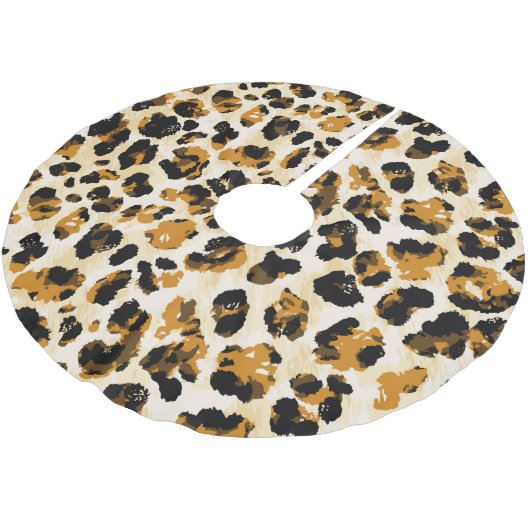 Waterverf luipaardhuid, stropdas-kleurstof gradiën kerstboom rok (Gekanteld)