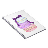Waterverf Macaron Stack-laptop Notitieboek (Rechterzijde)