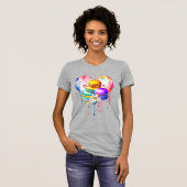 Waterverf Macarons T-shirt (Voorkant volledig)