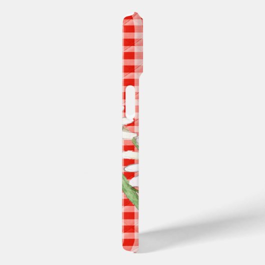 Waterverf madeliefjes op gingham Case-Mate iPhone case (Achterkant / Rechts)