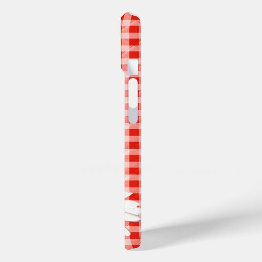Waterverf madeliefjes op gingham Case-Mate iPhone case (Achterkant / Links)