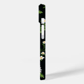 Waterverf madeliefjes op zwart Case-Mate iPhone case (Achterkant / Links)