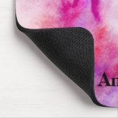 Waterverf magenta stropdas-kleurstofnaam muismat (Hoek)