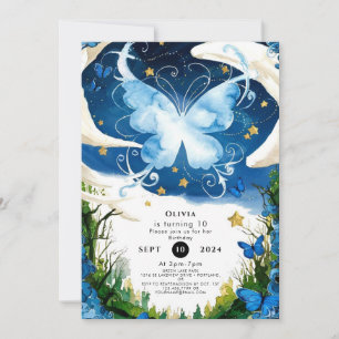 Waterverf Magic Butterfly Verjaardag Kaart