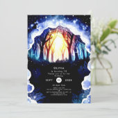 Waterverf Magic Woodland Verjaardag Kaart (Staand voorkant)