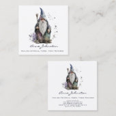 Waterverf Magick Gnome Vierkante Visitekaartje (Voorkant / Achterkant)
