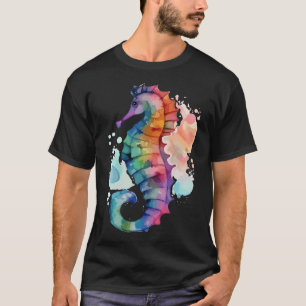 Waterverf Magie Zeepaardje T-shirt