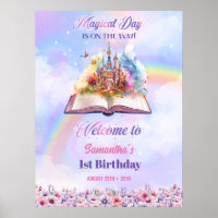 Waterverf magische eenhoorn pastel regenboog verja