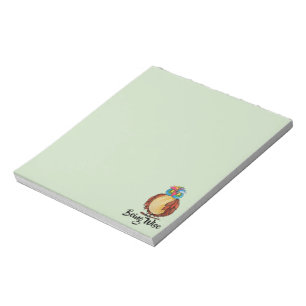 Waterverf Magische Owl met regenboogveren Notitieblok