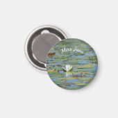 Waterverf Magnet van het Waterlilmeer Magneet (Voorkant / Achterkant)