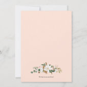 Waterverf Magnolia Cotton Wreatples Shower Kaart (Achterkant)