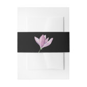 Waterverf Magnolia Flower Uitnodigingen Wikkel (Voorkant Voorbeeld)