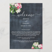 Waterverf Magnolia Flowers Weddenrenroute Programma (Voorkant)