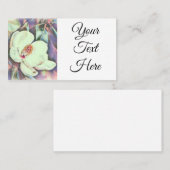 Waterverf Magnolia Visitekaartje (Voorkant / Achterkant)