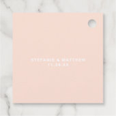 Waterverf Magnolias en Cotton Weddenschap Dank je Bedankjes Labels (Achterkant)