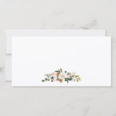 Waterverf Magnolias Rozen Gold Cadeaubon (Achterkant)