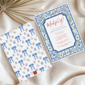 Waterverf Mahjong Tegels Partij Kaart