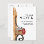 Waterverf Mailbox We hebben de aankondiging verpla (Voorkant / Achterkant)