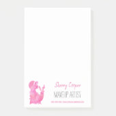 Waterverf Make-up Artiest Beauty Salon Schoonheids Post-it® Notes (Voorkant)