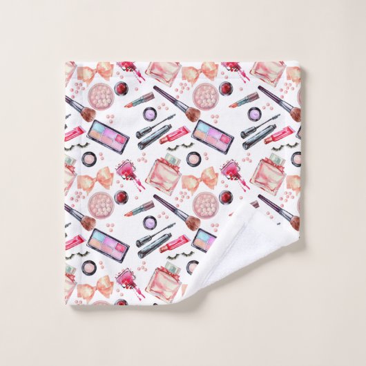 Waterverf Makeup Patroon Bad Handdoek (Wasdoekje)