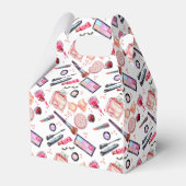 Waterverf Makeup Patroon Bedankdoosjes (Achterkant)