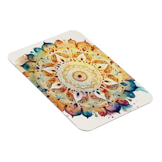 Waterverf Mandala Magneet (Rechterzijde)