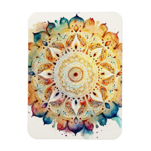 Waterverf Mandala Magneet