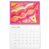 Waterverf Mandala Style Kalender (Jan 2027)